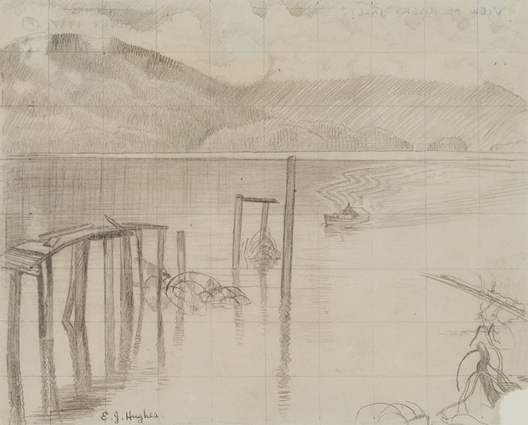 View of Rivers Inlet by Edward John (E.J.) Hughes