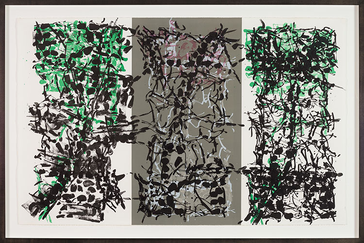 Triptyque gris by Jean Paul Riopelle