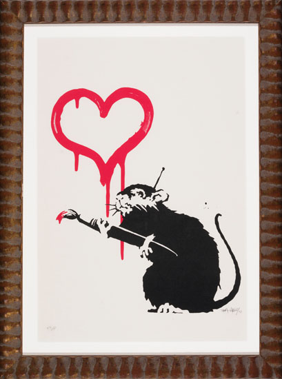 Love Rat par  Banksy