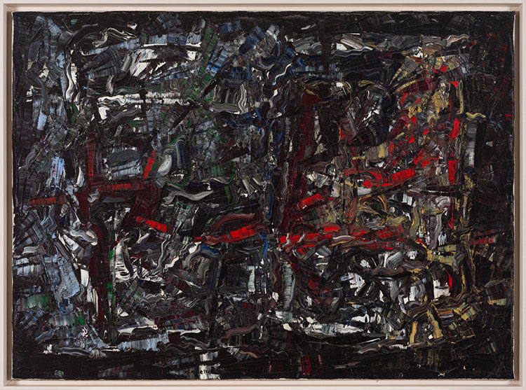 Rouge affleurant by Jean Paul Riopelle