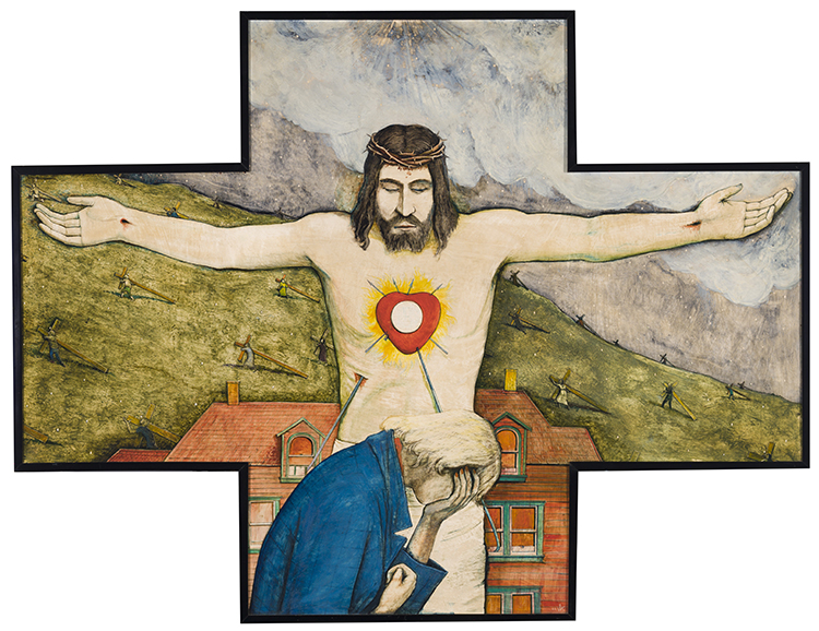 Christ and Woman par William Kurelek