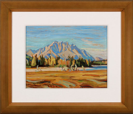 Cascade Mountain from Canmore by Alexander Young (A.Y.) Jackson