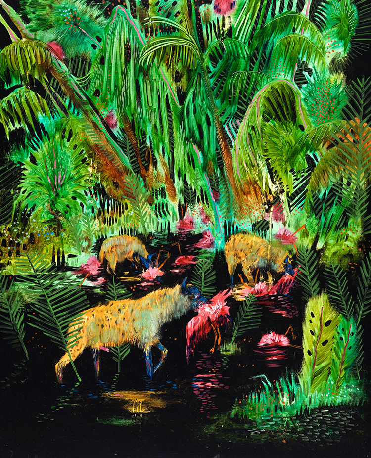 Untitled (Jungle Scene) par Andre Ethier