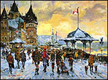 Québec Terrasse, Dufferin by Serge Brunoni vendu pour $4,025