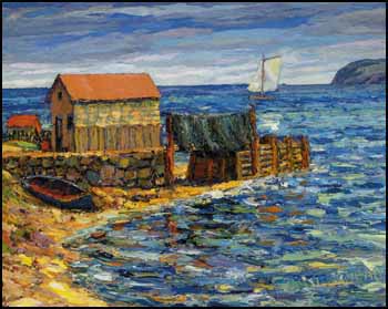 Fox Point - N. Écosse by Fleurimond Constantineau vendu pour $1,840