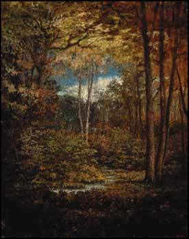 Autumn Woods and Meadows by Sir William Cornelius Van Horne sold for $12,650