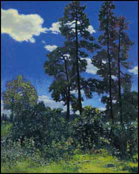 Midsummer - A Northern Lake by Frank Hans (Franz) Johnston vendu pour $172,500