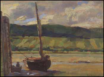 Sailboat at Low Tide by William Brymner vendu pour $6,900