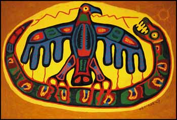 Thunderbird by Norval H. Morrisseau vendu pour $11,500