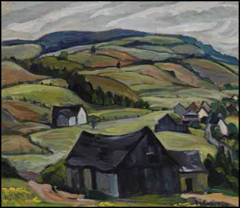 Hills, Back of Cap-à-l'Aigle, PQ by Nora Frances Elizabeth Collyer vendu pour $23,400