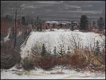 Winter Landscape by Jacques Godefroy de Tonnancour vendu pour $58,500
