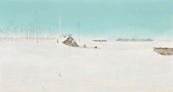 A Ukrainian Pioneers First Winter by William Kurelek vendu pour $259,600