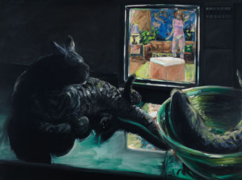 The Cat's Meow by Eric Fischl sold for $181,250