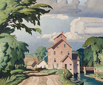 The Village Mill by Alfred Joseph (A.J.) Casson vendu pour $421,250