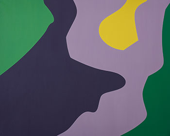 Passages gris, violet-jaune by Fernand Leduc vendu pour $34,250
