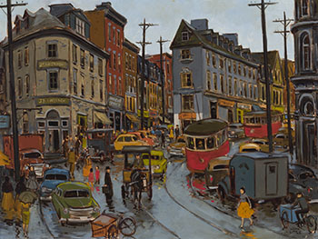 Rue Fabrique, Quebec by John Geoffrey Caruthers Little vendu pour $133,250