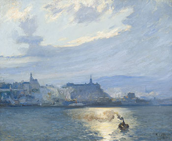 The Ferry, Quebec by Maurice Galbraith Cullen vendu pour $349,250