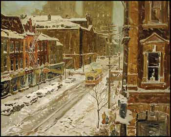 Snowstorm on King Street by Arto Yuzbasiyan vendu pour $5,175
