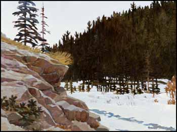 Winter Landscape by Walter (Drahanchuk) Drohan vendu pour $375