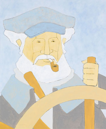 Mariner at the Helm by Jacques Barbeau vendu pour $563