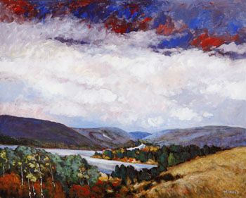 Kananaskis River by Hans Herold vendu pour $1,125