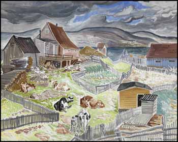 Home Sweet Home, Cape Breton, Nova Scotia by Bobs (Zema Barbara) Cogill Haworth sold for $1,287