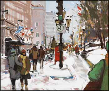 Sherbrooke Street West by Serge Brunoni sold for $2,813