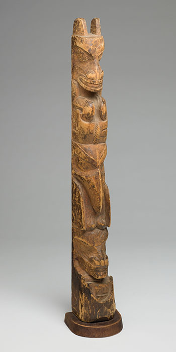 Haida Totem Pole by  Northwest Coast Artist, Unidentified sold for $3,438