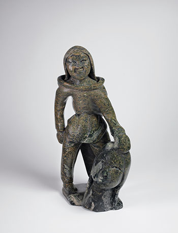 Figure with Head by Kiawak Ashoona vendu pour $1,875