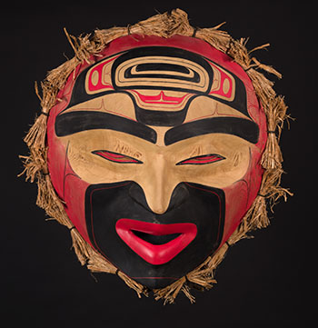 Moon Mask by Darren Joseph vendu pour $1,250