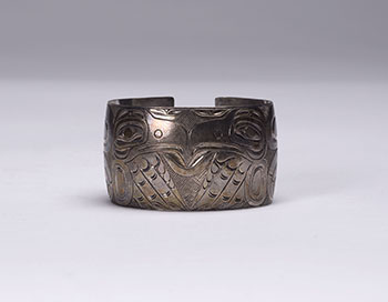 Eagle Bracelet by Early Tlingit Artist sold for $6,250