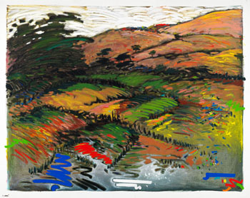 Landscape 2011 by Yehouda Chaki sold for $14,160