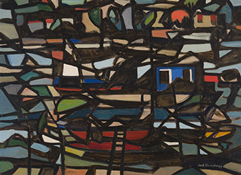 Landscape Based on Black (Billancourt-St. Cloud) by Jack Weldon Humphrey vendu pour $5,938
