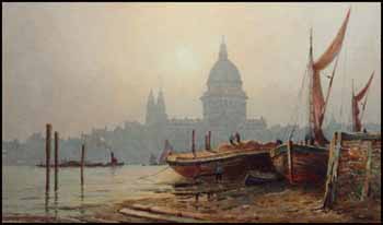 St. Paul's Cathedral by Charles E. Hannaford vendu pour $1,150