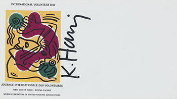 International Volunteer Day by Keith Haring vendu pour $875