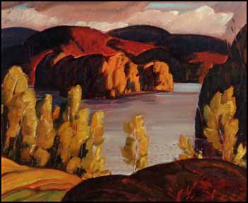 Copper Lake by Joseph Sydney Hallam sold for $1,725