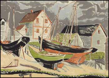 Port-au-Persil, Quebec by Bobs (Zema Barbara) Cogill Haworth sold for $468