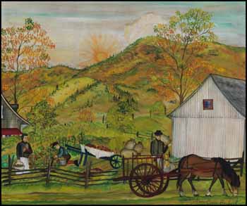 Scène d'automne by Marie Cecile Bouchard sold for $2,106