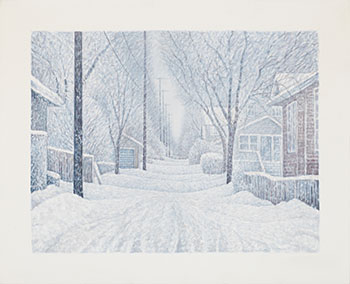 A Light Fall Of Snow by Wilf Perreault sold for $4,688