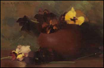 Flowers by Mary Augusta Hiester Reid sold for $8,190