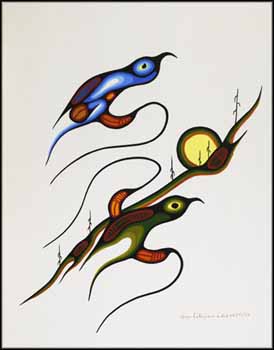 Two Birds by Goyce Kakegamic vendu pour $1,250