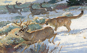 The Race Is to the Swift by Robert Frederick Kuhn vendu pour $193,250