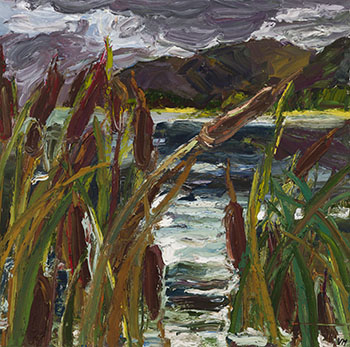 Bullrushes by Vicky Marshall sold for $1,750