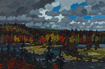 Nashwaak River by Bruno Joseph Bobak sold for $6,250