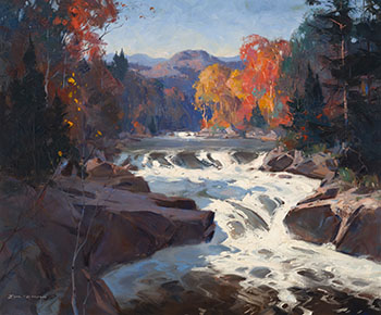 Tumbling Waters by John Eric Benson Riordon sold for $4,688
