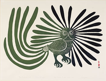 The Enchanted Owl by Kenojuak Ashevak sold for $109,250