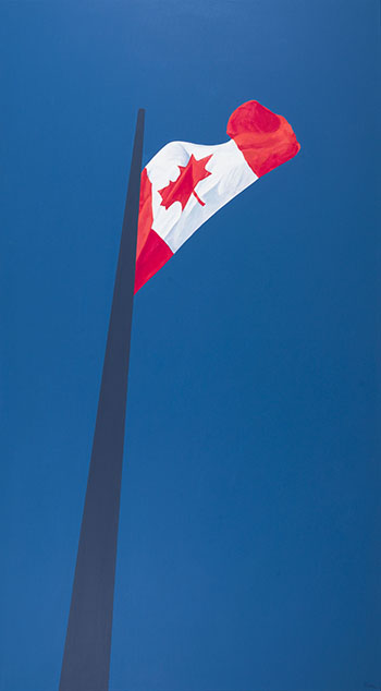 Painted Flag by Charles Pachter vendu pour $52,250