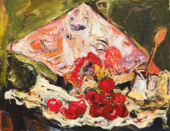 Still Life with Ray Fish (After Soutine) by Vicky Marshall vendu pour $2,125