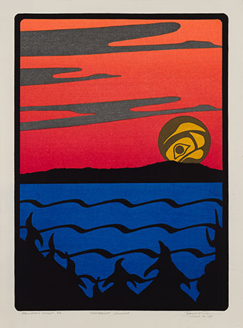 Clayoquot Sunset by Roy Henry Vickers sold for $2,500