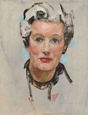 Portrait de Mme William McKie by Lilias Torrance Newton sold for $3,750